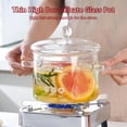 thumbnail image 3 of Cacerola jjojcll de vidrio transparente con tapa, 1900 ml, resistente al calor, 3 of 7