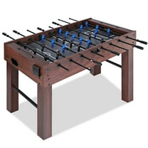 54 Inch Large Size Foosball Table for Adults, Competition Full Size Soccer Game Table with 2 Balls, Football Table Game Room