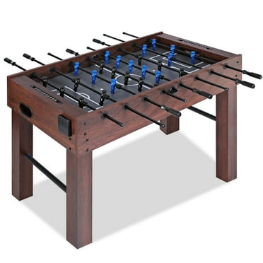54 Inch Large Size Foosball Table for Adults, Competition Full Size Soccer Game Table with 2 Balls, Football Table Game Room