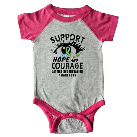 

Inktastic Lattice Degeneraton Support Hope and Courage Gift Baby Boy or Baby Girl Bodysuit