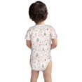 thumbnail image 5 of Daiia Rabbit Forest Printed Unisex-Baby Short Sleeve Onesies Bodysuits Baby Climbing Clothes Soft and Comfortable Romper with Expandable Shoulder Design-3 Months, 5 of 8