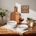 thumbnail image 5 of Onader Pasta Bowls Set of 4, 34oz Ceramic Large Salad Bowl Plates for Serving Soup Dinner, Shallow Stoneware Pasta Plate, Microwave & Dishwasher Safe, Speckled White, 5 of 7