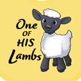 thumbnail image 4 of Inktastic One of His Lambs Easter Sheep Boys or Girls Baby Bib, 4 of 4