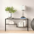thumbnail image 4 of Evelyn&Zoe Lovett 55" Wide Rectangular Console Table, Blackened Bronze, 4 of 8