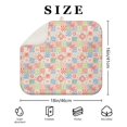 thumbnail image 4 of Pioneer Flower Floral Print Pattern Kitchen Dish Drying Mat 1 Pack, Ultra Absorbent Microfiber Drainer Mat, 16"x18", 4 of 6