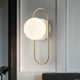thumbnail image 4 of Apliques de pared modernos Lámpara de pared Pantalla de vidrio Luminaria Iluminación Accesorios LED con blanco 32x10x15.5cm, 4 of 9