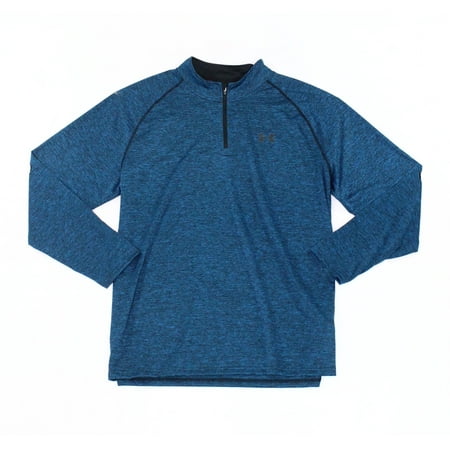 Under Armour NEW Teal Blue Mens Size 2XL 1/2 Zip Fleece Pull Over