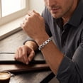 thumbnail image 4 of Pompeii Men's 14k Gold (46gram) or Platinum (86gram) 7.5mm Link Bracelet 8.5" (,), 4 of 4
