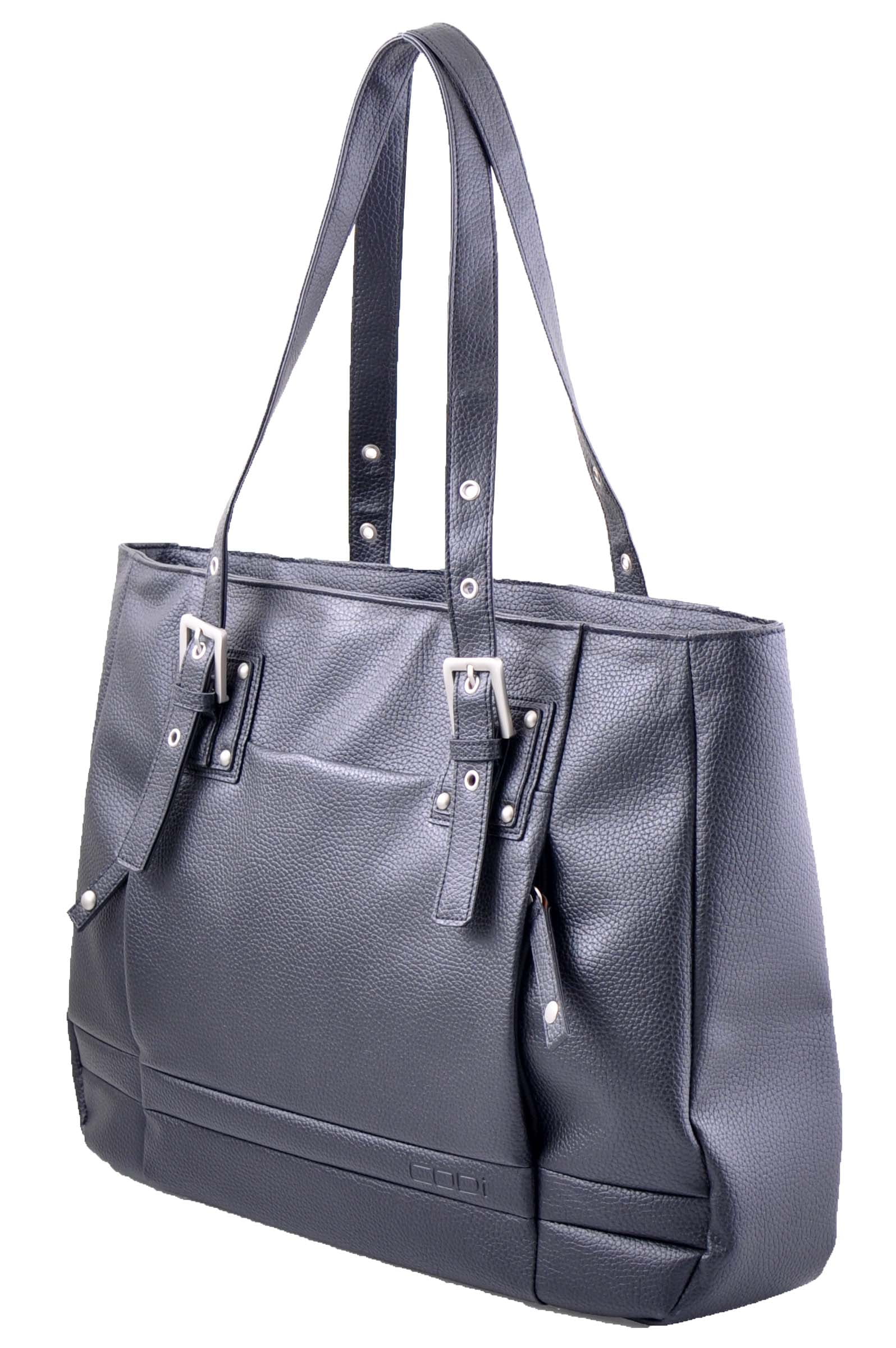 black vegan tote