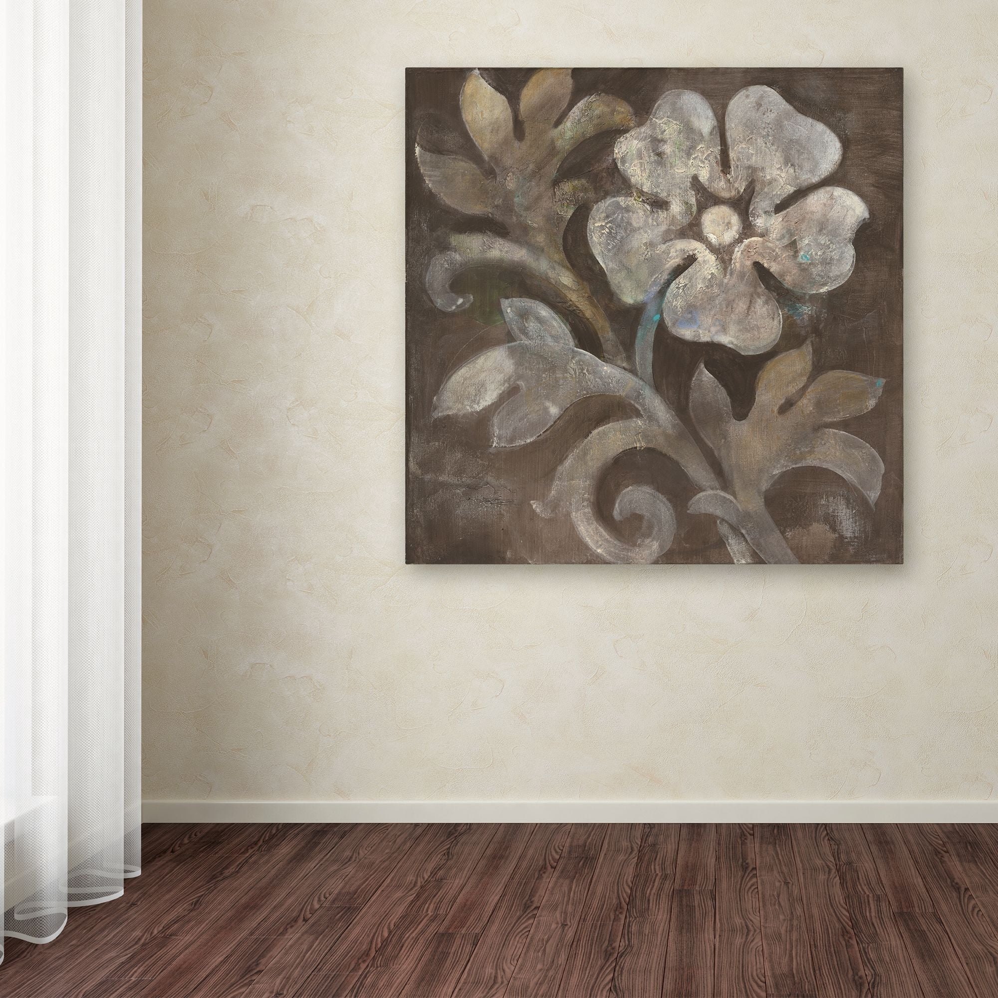 Trademark Fine Art 'Fresco Floral I' Canvas Art by Albena Hristova