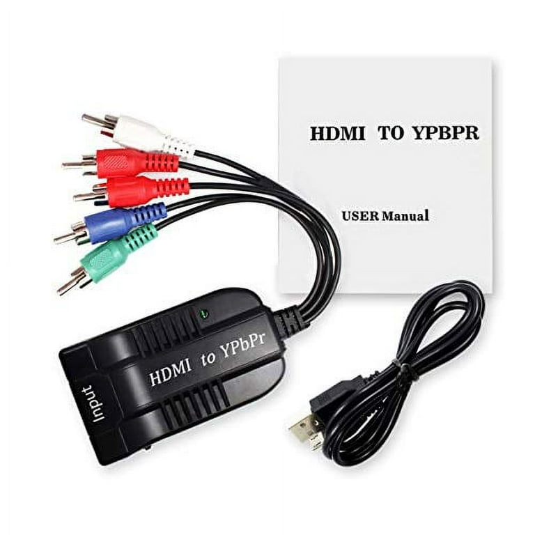 1080P HDMI to Component(YPbPr/RGB/ 5RCA) Scaler Converter(with