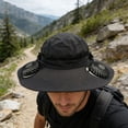 thumbnail image 6 of Cooling Fan Hat for Women & Men, Adjustable Wide Brim Sun Hat with 2 Rechargeable Fans, UV Protection Summer Hat for Camping, Beach, Hiking, Gardening & Outdoor Activities, 6 of 6