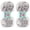 Dark White, variant on Minzimin 2 Skeins Soft Chunky Fluffy Fuzzy Faux Fur Yarn for Crocheting - Eyelash Furry Yarn for Knitting Blankets, Scarves and Sweaters, 3.5 Oz/75 Yards Per Roll