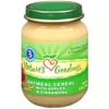 Nature's Goodness: Oatmeal Cereal W/Apples & Cinnamon Baby Food, 6 oz