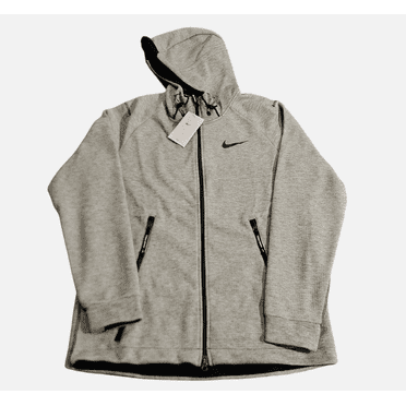 Nike Pro Dri-Fit Men's Grey Full-Zip Training Jacket (DD1878-010) (Medium)