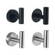 thumbnail image 3 of Gancho de pared 304, gancho individual, toalla de baño, ropa, gancho con capucha de acero inoxidable, gancho de metal, juego de 2, plateado JM, 3 of 4