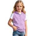thumbnail image 3 of Liyamei Kids Zip Up Sleeveless Vest for Fall Casual Outerwear Layering Size 11-12 Years, 3 of 6