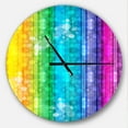 thumbnail image 1 of DesignArt Arc-en-Ciel Effets Illustration Grande Horloge Murale, 1 of 2
