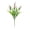 Pink, variant on 1Pc 14.5" Artificial White Lavender Flowers, Plastic Greenery Monkey Grass Bush for Cemetery Grave Decor