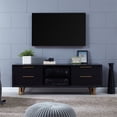 thumbnail image 2 of SEI Furniture Malone 63" TV Stand in Ebony, 2 of 14