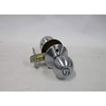 thumbnail image 3 of SCHLAGE F51A ORB 626 Orbit Knob Keyed Entry Lock, Satin Chrome, 3 of 3