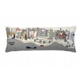 thumbnail image 2 of 35" White Tulsa Daylight Skyline Lumbar Decorative Pillow, 2 of 6