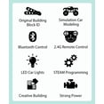 thumbnail image 6 of CaDA® Off-Road Vehicle Series PIONEER Programmable RC Car Model Building Block Toy C51045W Building Kit and Engineering Toy for Kids (542 Pieces), 6 of 15