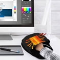 thumbnail image 3 of USB Heated Mouse Pad Mouse Hand Warmer With Wristguard Warm Winter, 3 of 9
