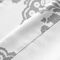 thumbnail image 5 of DriftAway Samantha Floral Damask Medallion Pattern Valance Single Rod Pocket, 106" x 18" Plus 2" Header, Gray, 5 of 6