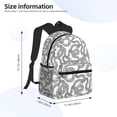 thumbnail image 3 of Fotbe Snake Lightweight Casual Laptop Backpack for Men and Women, Daily use Waterproof backpack, Backpack for College, 3 of 7