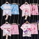 thumbnail image 2 of Sanrios Hellokittys Kuromi Cinnamoroll My Melody pijamas de dibujos animados para niños de manga corta para niños y niñas traje fino de servicio a domicilio para estudiantes, 2 of 5