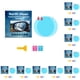 thumbnail image 2 of Speravity 1 par de películas para retrovisor de automóvil, portátiles, transparentes, universales, impermeables, para motocicleta, camión, espejo Redondo 10piezas Speravity CBP449033, 2 of 4