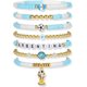 thumbnail image 1 of YanonmyfdWorld Soccer Game-day Cup Bracelet Stack Set 7pcs Softball/Baseball/Basketball/Soccer/Volleyball/Tennis/Football Stretch Sports Fans Jewelry Sports Beaded Bracelets with Charms,S-Argentina, 1 of 19