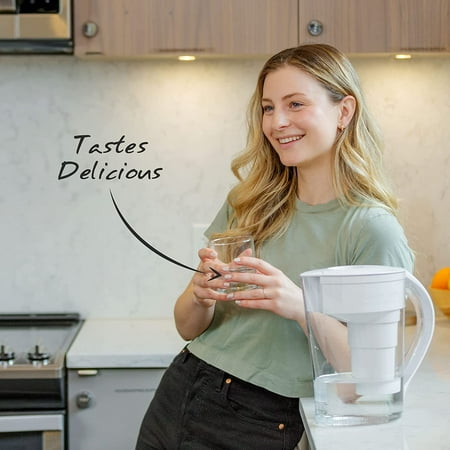 

Alkaline Value Pack | 3-Pack At Home Water Pitcher Filter Adds Minerals and Makes Alkaline Water | Chlorine and Lead | Made In North America