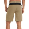 thumbnail image 3 of TACVASEN Mens Quick Dry Water Resistant Outdoor Golf Hiking Shorts Lightweight Breathable Strech Ripstop Cargo Work Shorts with Multi-Pockets, Khaki, 40, 3 of 7