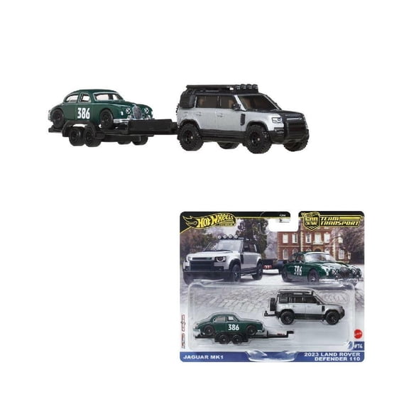 Vehículo de Juguete Mattel Hot Wheels Collector Transportador Land Rover Defender 110