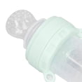 thumbnail image 4 of M Buder Alimentador de Alimentos para Bebés Chupete de Frutas de Silicona Suave con Cuchara Exprimidora Diseño Seguro Antiahogo y Antifugas Ideal para la Etapa de Destete Infantil Color Verde Menta, 4 of 9