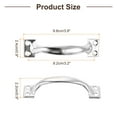 thumbnail image 2 of Uxcell 16Pcs 4 Inches Gate Handle with Screw for Closet Door Silver, 2 of 6