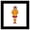 Black Framed Version, variant on Gallery Pops Scooby-Doo - Velma Dinkley Character Pose Wall Art, Black Framed Version, 12" x 12"