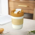 thumbnail image 3 of Qholemyo 400mlCute Portable Car Straw Tumbler - High-Value Macaron Color Double-Drinking Cup, nice Student Gift Cup, 3 of 5