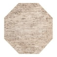 thumbnail image 2 of Unique Loom Oasis Collection Area Rug - Water (7' Octagon Brown/Beige), 2 of 6