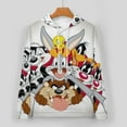 thumbnail image 3 of Looney Tunes Characters Unisex Hoodies And Sweatpants Set Sweatshirts Jogger Pants Hooded Hoody Tracksuits Set Suit Winter Daily Adult Sweatsuit 2 Pcs, 3 of 9