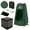 Green, variant on Wakeman Outdoors Camping Toilet Set - Pop Up Privacy Tent and Portable Toilet for Adults, Green