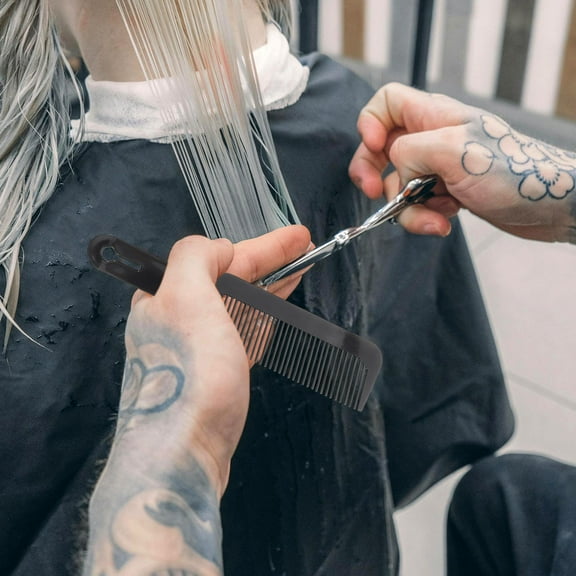 ibasenice 12Pcs Professional Hair Cutting Comb Assorted Colors Ergonomic Grip for Salon and Home Use