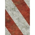 thumbnail image 1 of Ahgly Company Indoor Rectangle Patterned Red Novelty Area Rugs, 7' x 9', 1 of 6