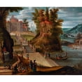 thumbnail image 2 of Antonio de Espinosa 17x15 Black Ornate Wood Framed Double Matted Museum Art Print Titled - The Twelve Months of the Year, May-June (Second Half of 17th Century), 2 of 5