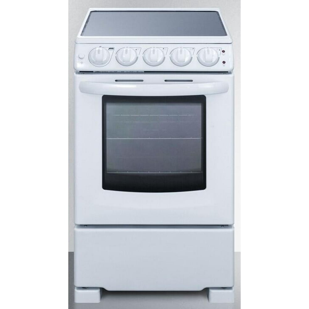 Summit REX2051WRT 20 Freestanding Electric Range with 4 Elements 2.3 cu