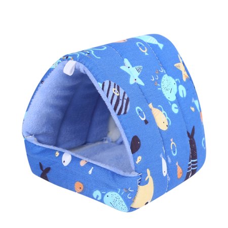 Cute Winter Rabbit Squirrel Mini Cage Guinea Pig Nest Small Animal Sleeping Bed Hamster House Warm Mat