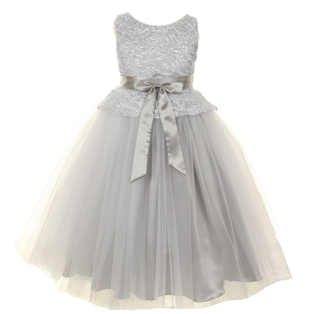 walmart silver dress