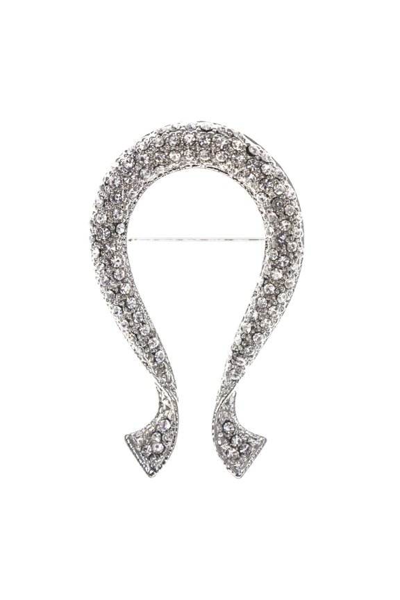 Brooch-Pin Silver-Tone